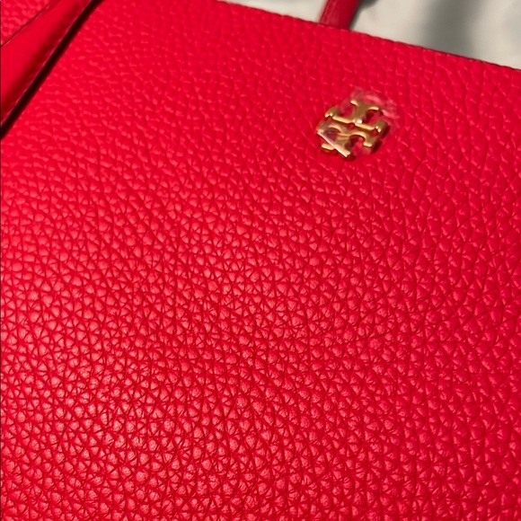 Tory Burch Red Structured Tote Bag NWT - Picture 4 of 9